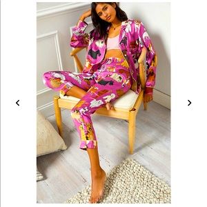 Anthropologie Karen Mabon Silk Pajama Pants